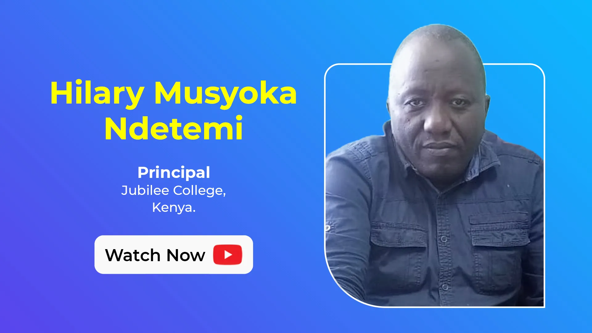 LEAP 2025 Nominee - HILARY MUSYOKA NDETEMI